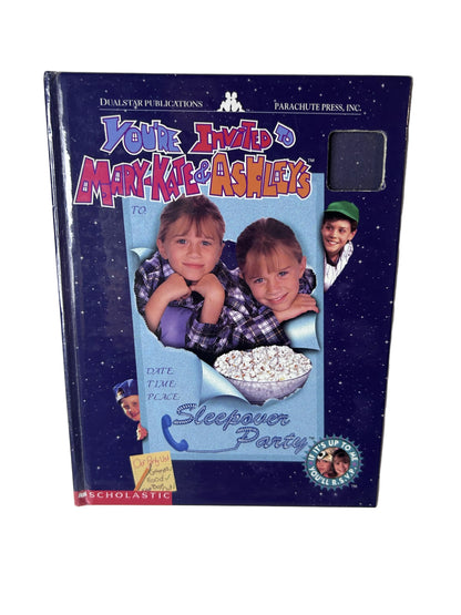 You're Invited to Mary-Kate & Ashley's Sleepover Party – Ann Ellis | Scholastic / Dualstar 1996 Hardcover