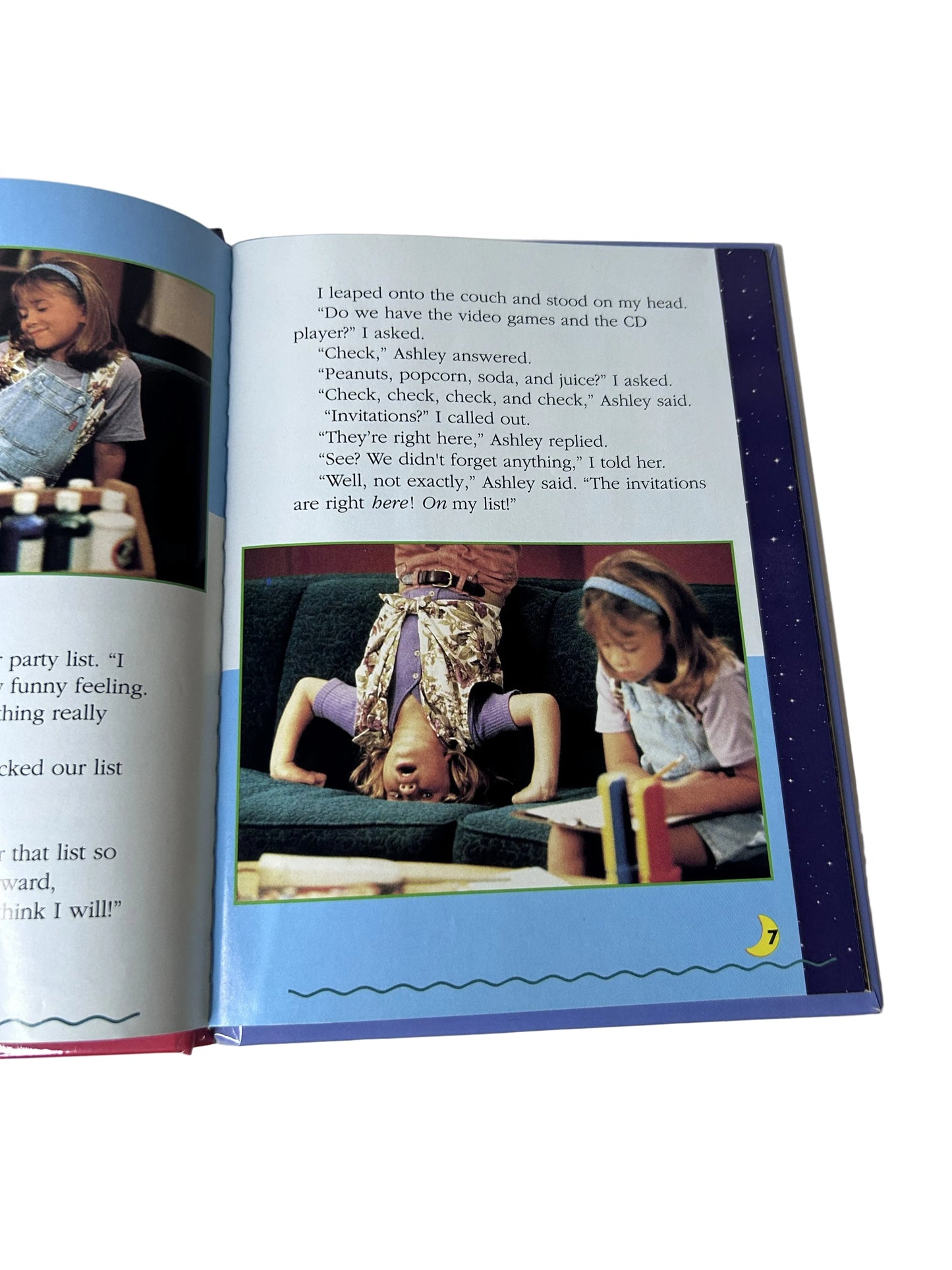You're Invited to Mary-Kate & Ashley's Sleepover Party – Ann Ellis | Scholastic / Dualstar 1996 Hardcover