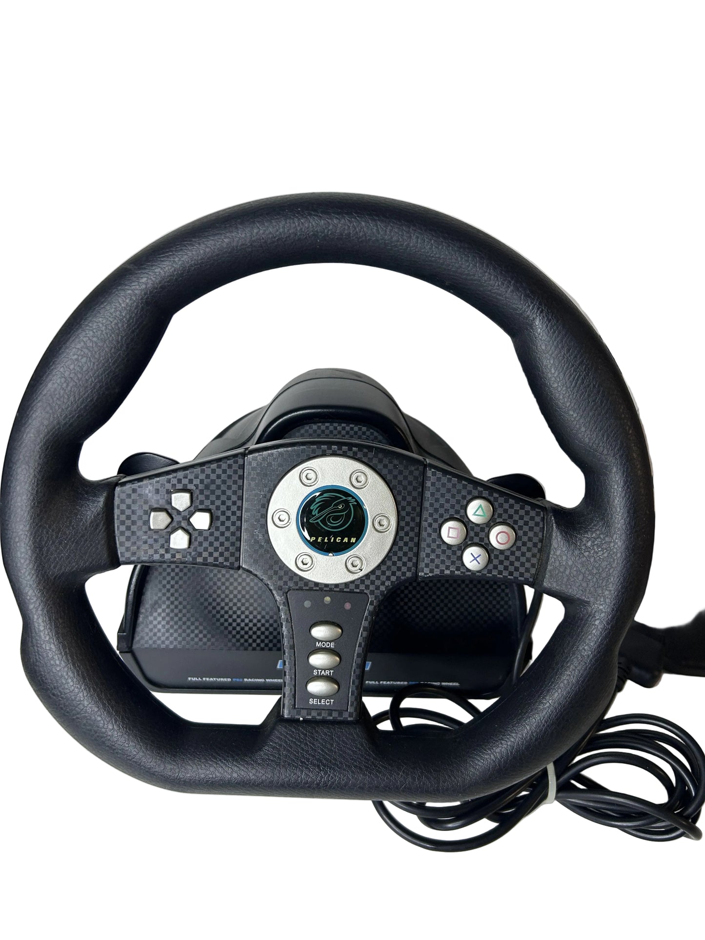 Pelican Cobra TT Racing Wheel & Pedal Set – PlayStation 2 PS2 | Model L-624 Vintage Racing Controller
