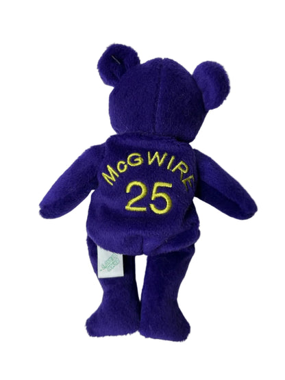 Bamm Beano's Mark McGwire #25 Bean Bag Bear – 1998 MLB Licensed Plush with Hang Tag