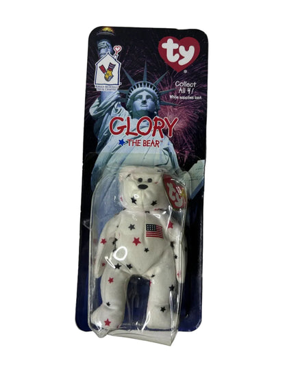 Ty Beanie Babies Glory & Britannia the Bear Set – 1998/1999 McDonald's Exclusive, New, Sealed