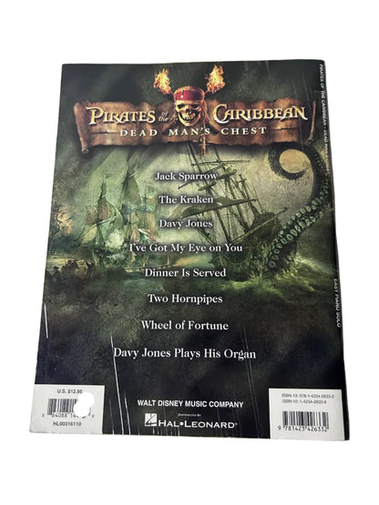 Pirates of the Caribbean: Dead Man's Chest – Easy Piano Solo Sheet Music Book, Hal Leonard 2006