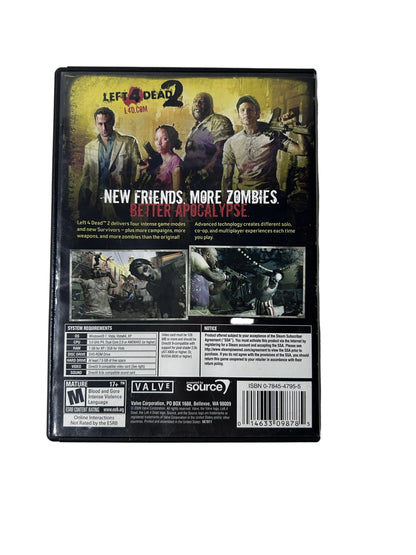 Left 4 Dead 2 CIB – PC DVD-ROM Valve 2009