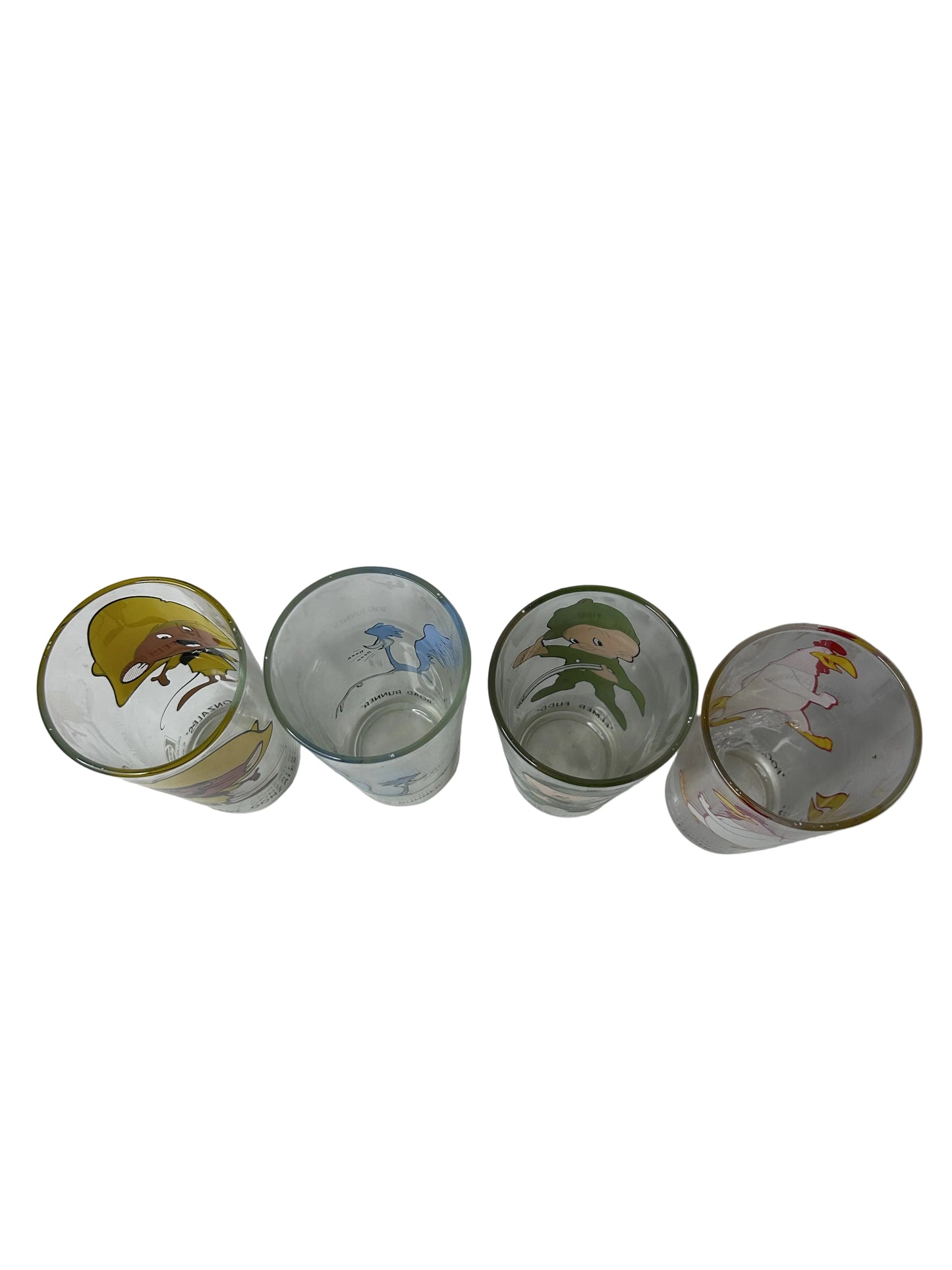 Pepsi Collector Series Looney Tunes Glass Set – Speedy Gonzales, Elmer Fudd, Foghorn Leghorn & Road Runner 1973 Warner Bros.