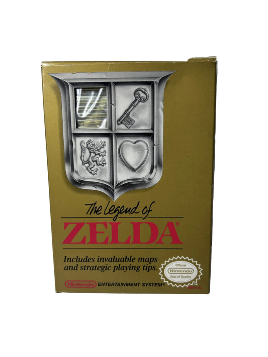 The Legend of Zelda – NES | Nintendo 1987 Original Gold Cartridge with Box & Dust Sleeve (No Manual)