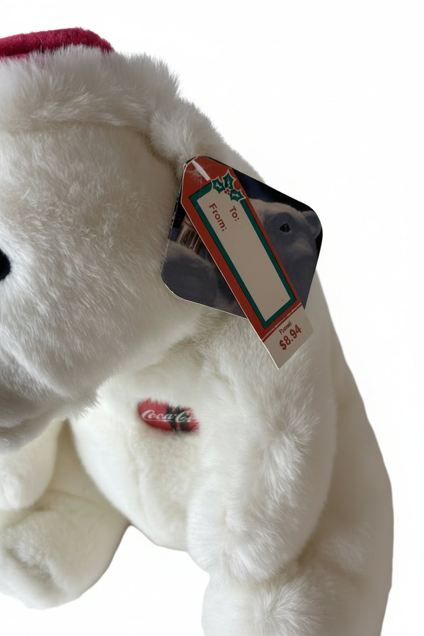 Vintage Coca-Cola Collector's Set – Polar Bear Plush (1994) & Monopoly Coca-Cola Edition (1999)