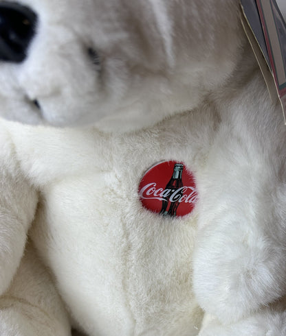 Vintage Coca-Cola Collector's Set – Polar Bear Plush (1994) & Monopoly Coca-Cola Edition (1999)