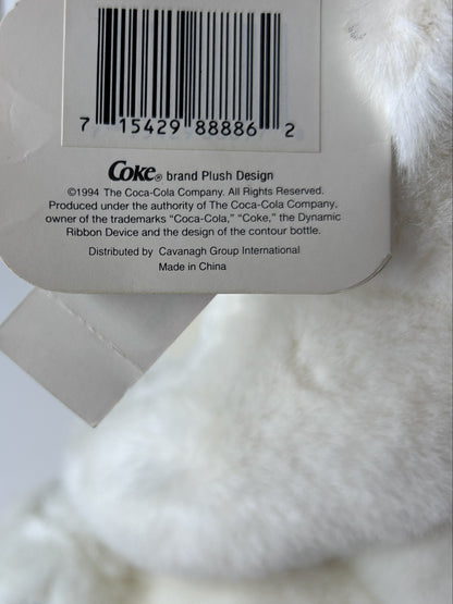 Vintage Coca-Cola Collector's Set – Polar Bear Plush (1994) & Monopoly Coca-Cola Edition (1999)