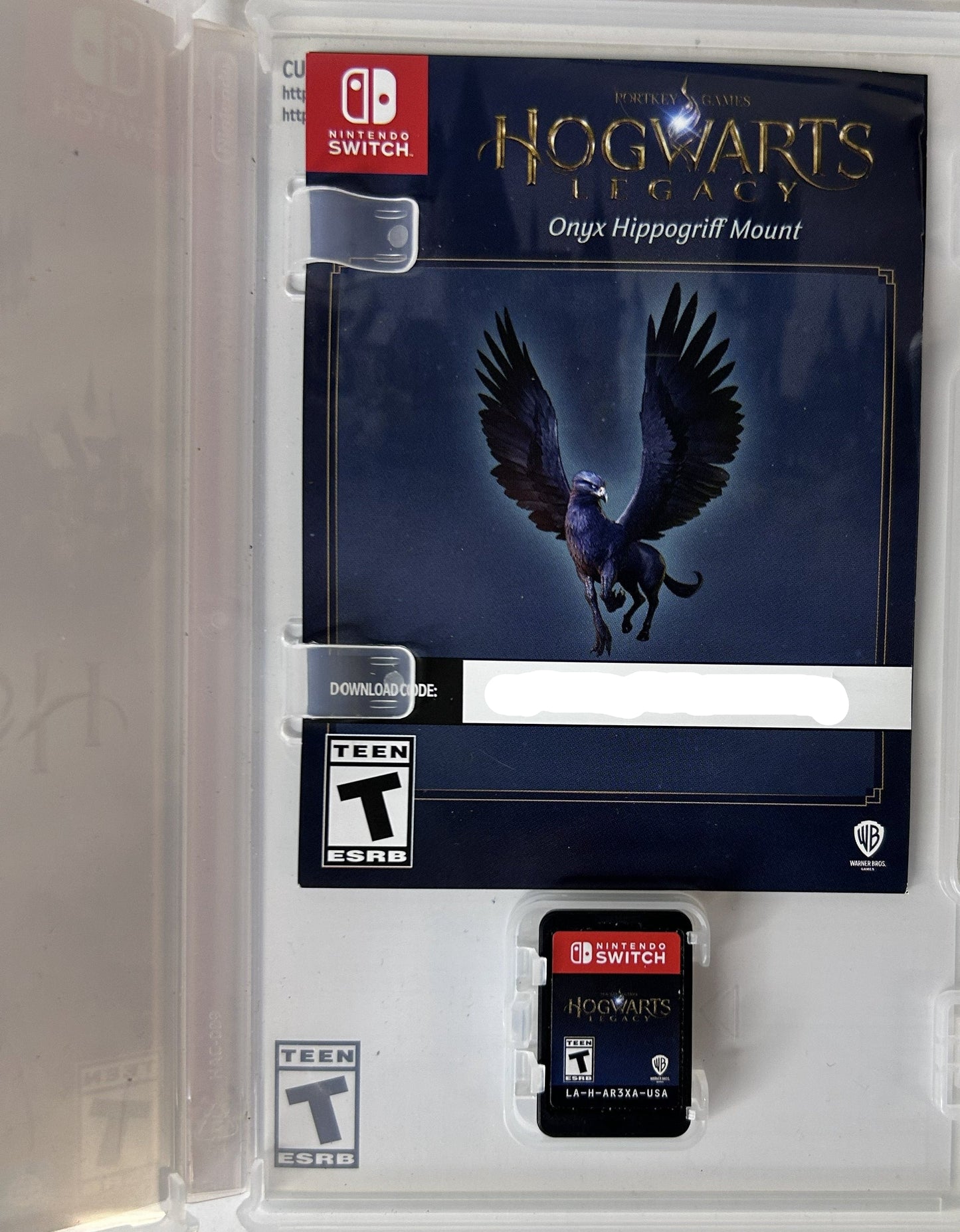 Hogwarts Legacy CIB – Nintendo Switch | Avalanche Software / Warner Bros. Games 2023 w/ Onyx Hippogriff DLC