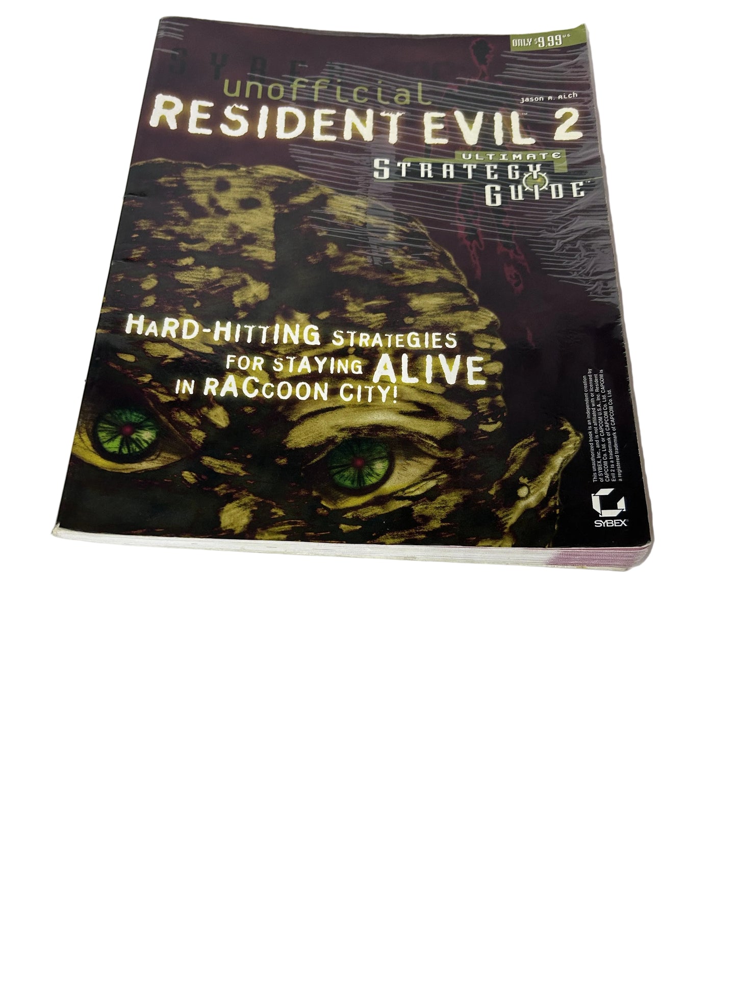 Unofficial Resident Evil 2 Ultimate Strategy Guide – Sybex / Jason R. Rich | PS1 Capcom 1998
