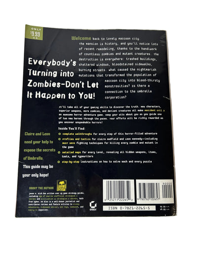 Unofficial Resident Evil 2 Ultimate Strategy Guide – Sybex / Jason R. Rich | PS1 Capcom 1998