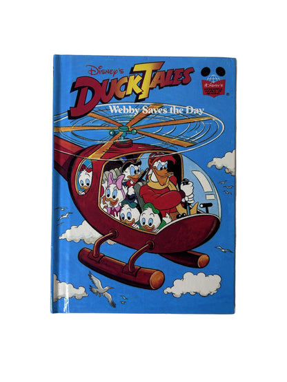 Disney's DuckTales: Webby Saves the Day – Wonderful World of Reading Vintage Hardcover | Disney 1980s