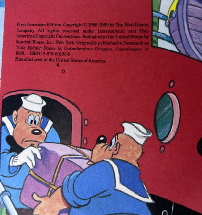 Disney's DuckTales: Webby Saves the Day – Wonderful World of Reading Vintage Hardcover | Disney 1980s
