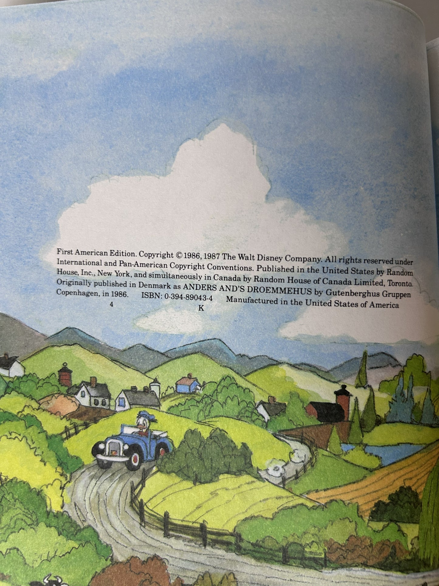 Walt Disney's Donald Duck Buys a House – Wonderful World of Reading First American Edition Hardcover | Random House 1987