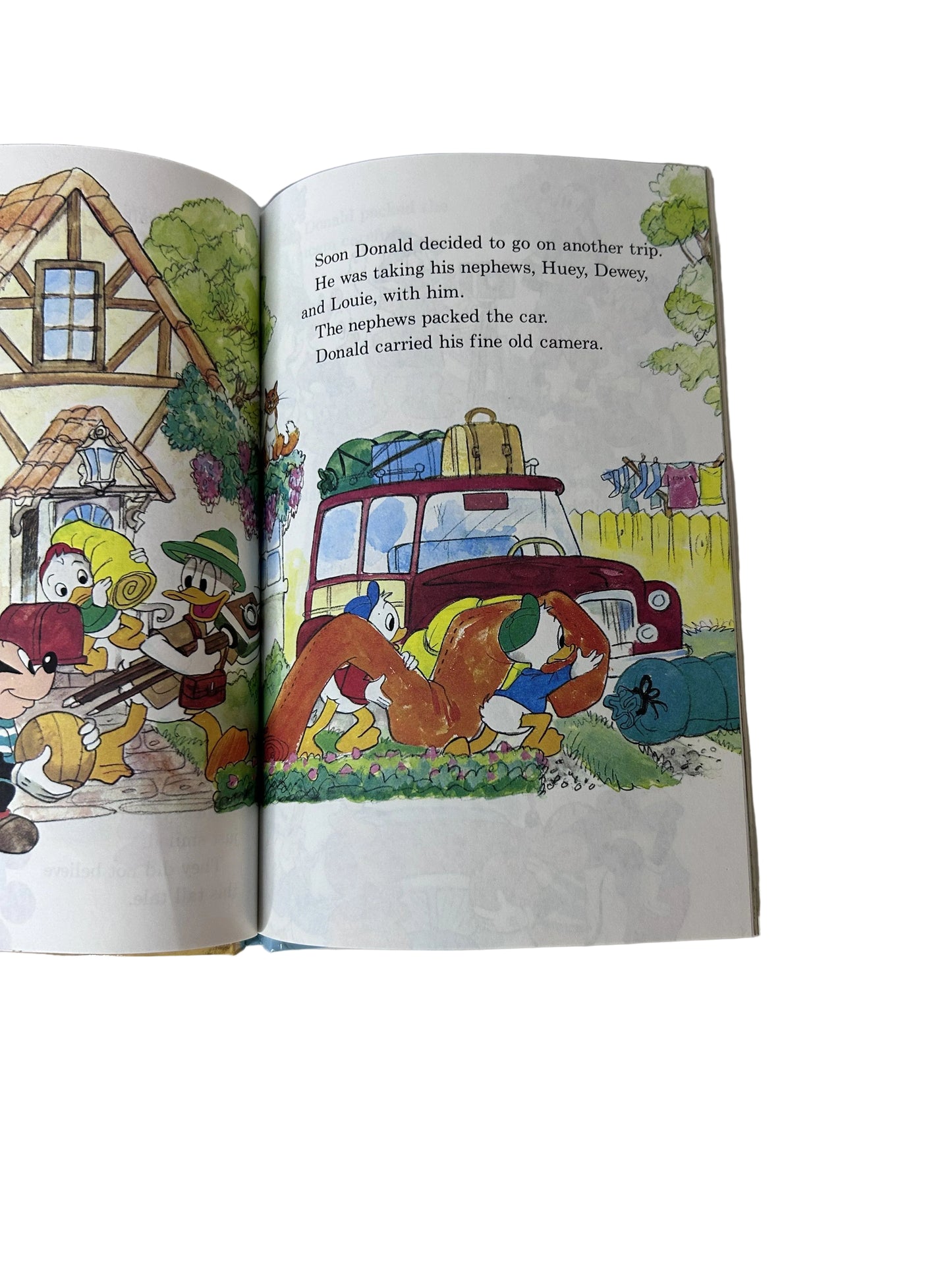 Walt Disney's Donald Duck's Tallest Tale – Grolier Book Club Edition Hardcover | Disney 1980