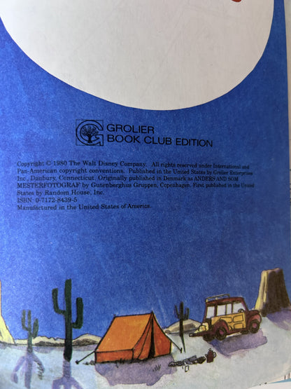Walt Disney's Donald Duck's Tallest Tale – Grolier Book Club Edition Hardcover | Disney 1980