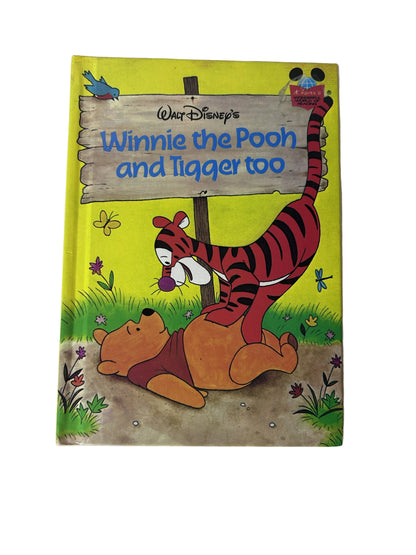 Walt Disney's Winnie the Pooh and Tigger Too – Wonderful World of Reading #35 Library Binding Hardcover | Random House 1975