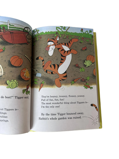 Walt Disney's Winnie the Pooh and Tigger Too – Wonderful World of Reading #35 Library Binding Hardcover | Random House 1975