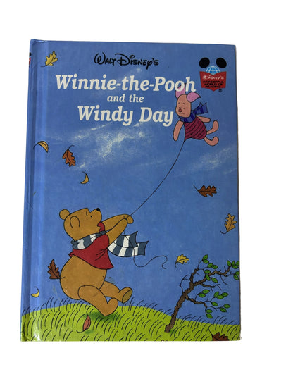 Walt Disney's Winnie-the-Pooh and the Windy Day – Grolier Enterprises Hardcover | Disney Wonderful World of Reading 1984