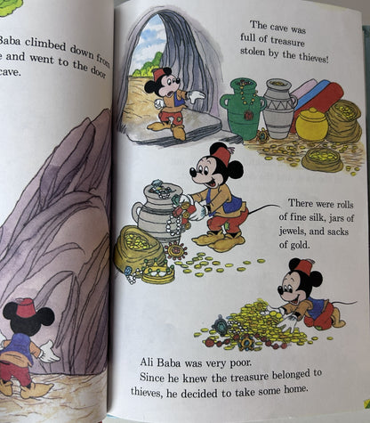 Disney's Ali Baba and the 40 Thieves – Wonderful World of Reading Grolier Book Club Hardcover | Random House 1979