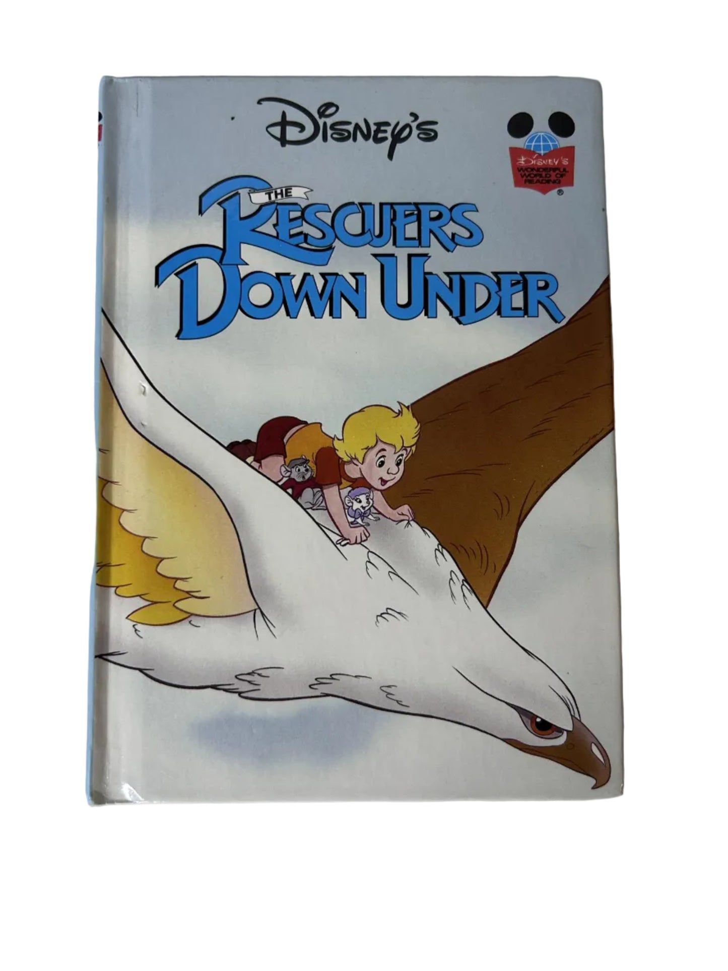 Disney's The Rescuers Down Under – Wonderful World of Reading Grolier Enterprises Hardcover | 1993