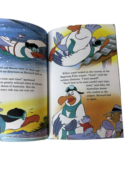 Disney's The Rescuers Down Under – Wonderful World of Reading Grolier Enterprises Hardcover | 1993