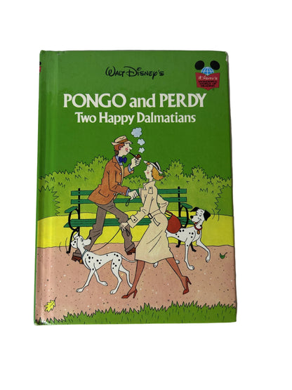 Walt Disney's Pongo and Perdy: Two Happy Dalmatians – Wonderful World of Reading Grolier Book Club Hardcover | Random House 1980