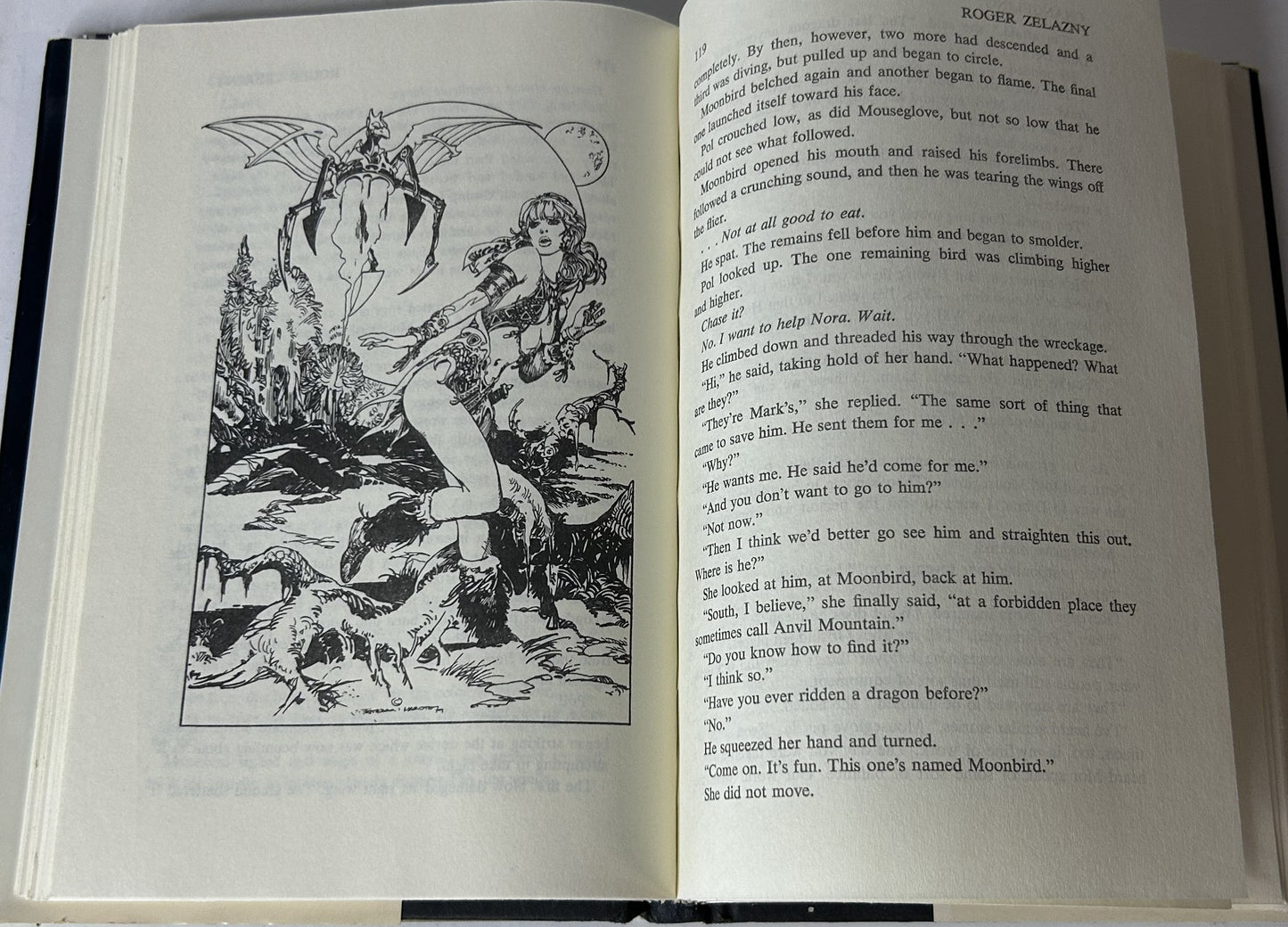 Changeling by Roger Zelazny — Ace Books Hardcover (1980), Jacket Painting by Esteban Maroto