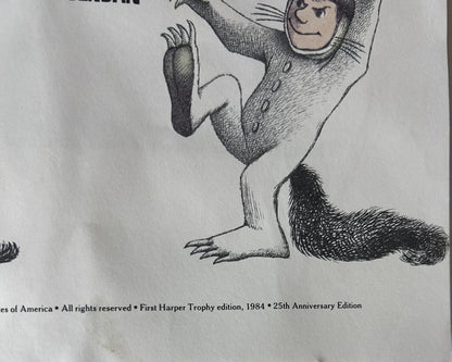 Where the Wild Things Are by Maurice Sendak — Harper Trophy (1984), 25th Anniversary Edition, Caldecott Medal Winner