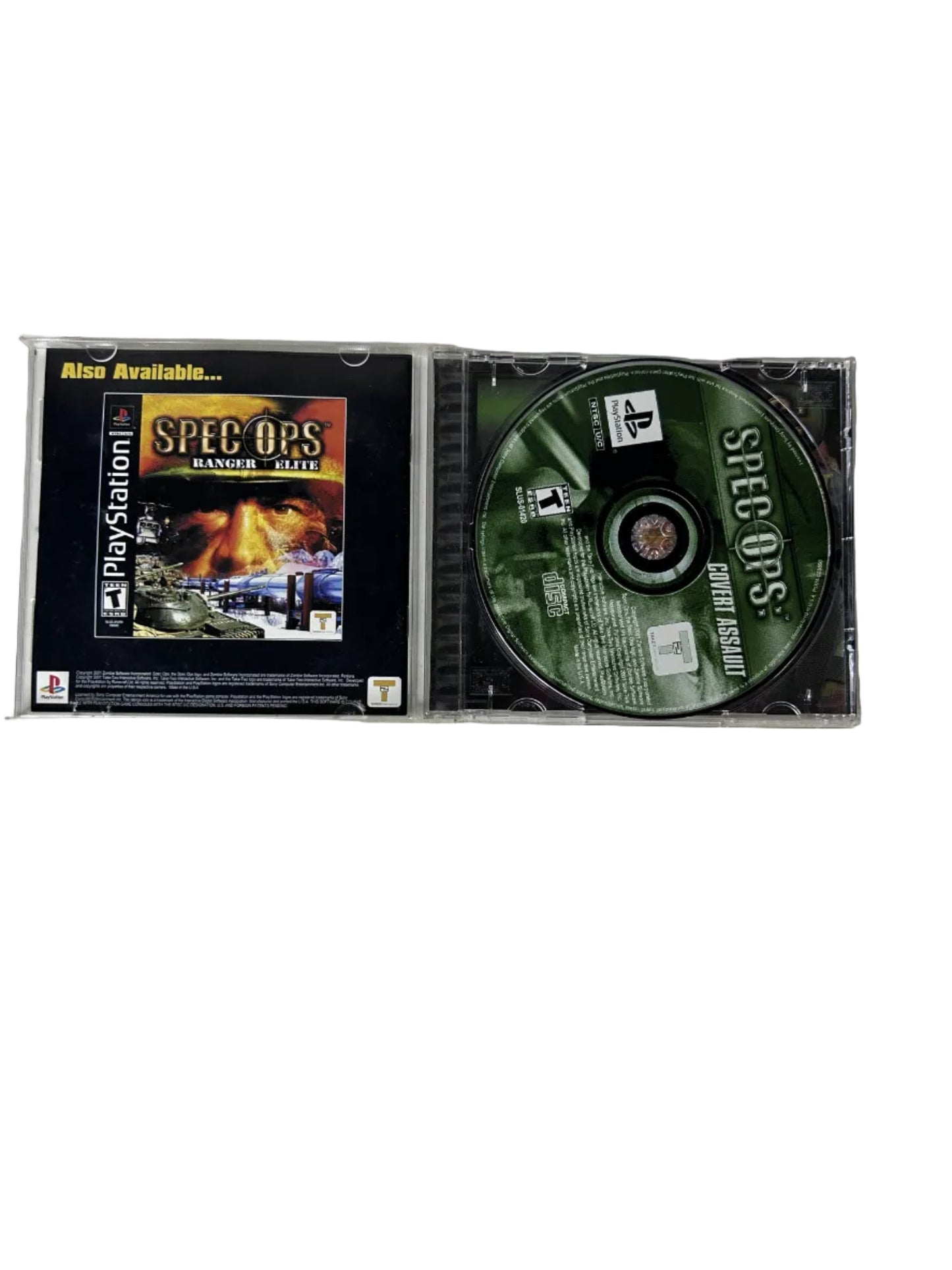 Spec Ops: Covert Assault CIB — PlayStation 1 (PS1), Take-Two Interactive (2001), SLUS-01420