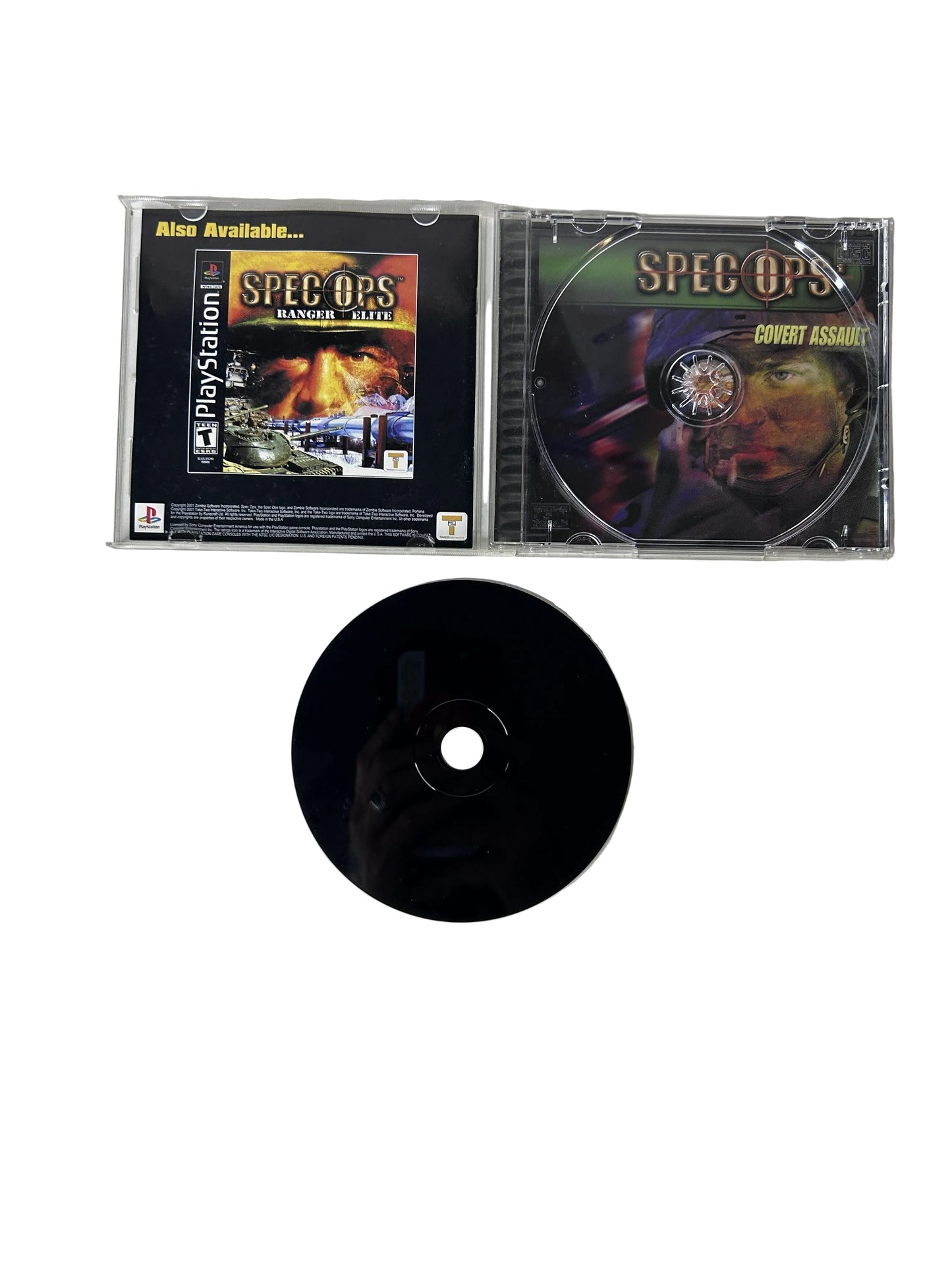 Spec Ops: Covert Assault CIB — PlayStation 1 (PS1), Take-Two Interactive (2001), SLUS-01420