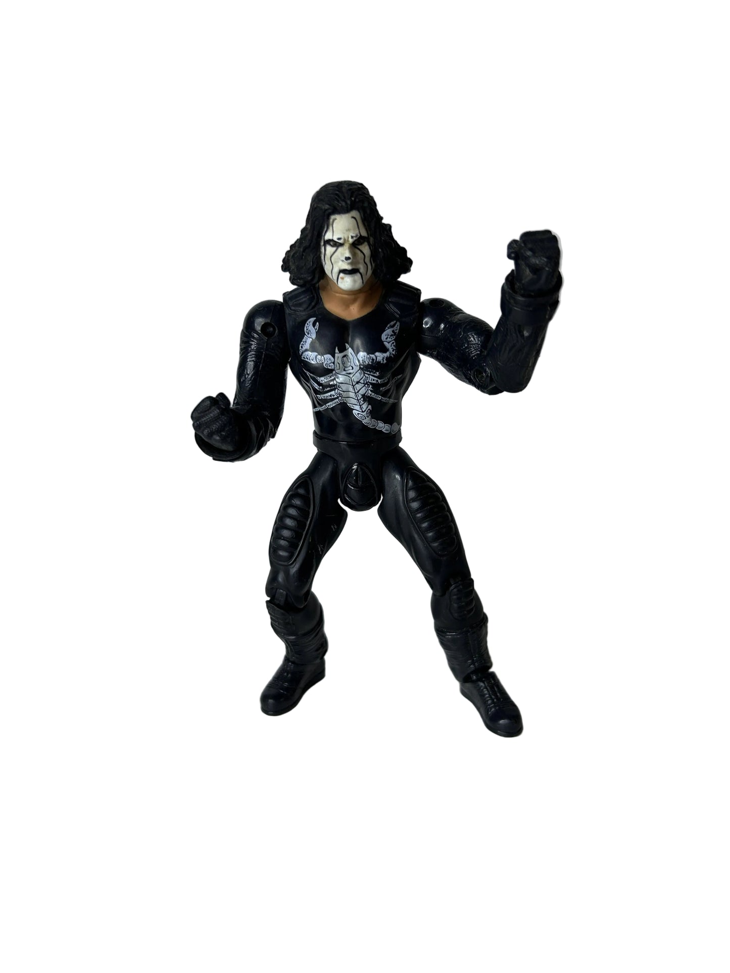 Sting WCW Smash 'N Slam Action Figure — Toy Biz (1999), Crow Era, World Championship Wrestling
