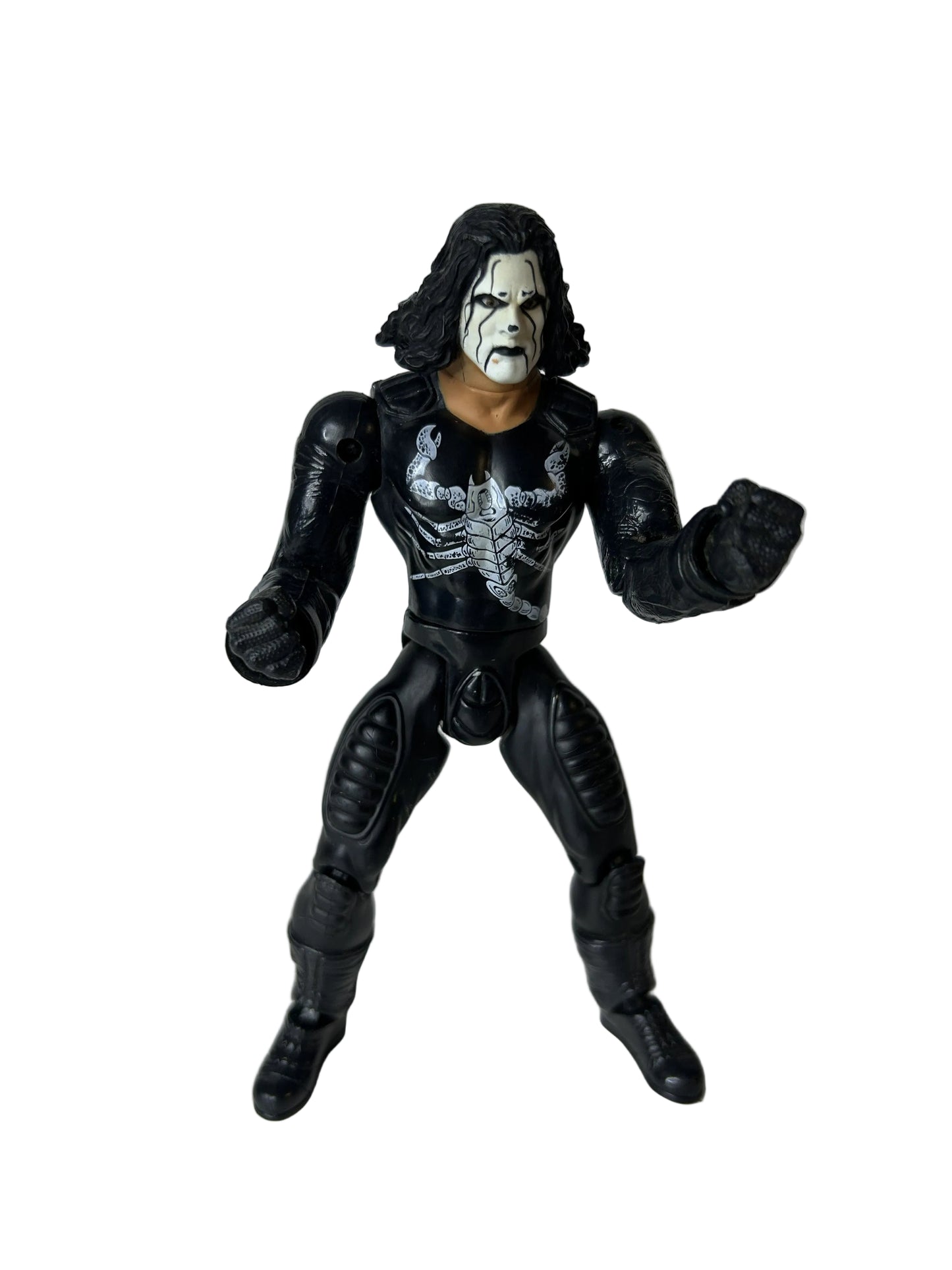Sting WCW Smash 'N Slam Action Figure — Toy Biz (1999), Crow Era, World Championship Wrestling