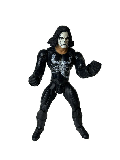 Sting WCW Smash 'N Slam Action Figure — Toy Biz (1999), Crow Era, World Championship Wrestling