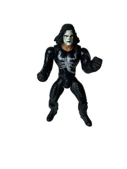 Sting WCW Smash 'N Slam Action Figure — Toy Biz (1999), Crow Era, World Championship Wrestling