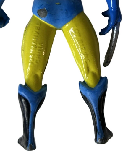 Wolverine Marvel Die Cast X-Men Action Heroes — Toy Biz (1994), Classic Tiger Stripe Costume, Loose