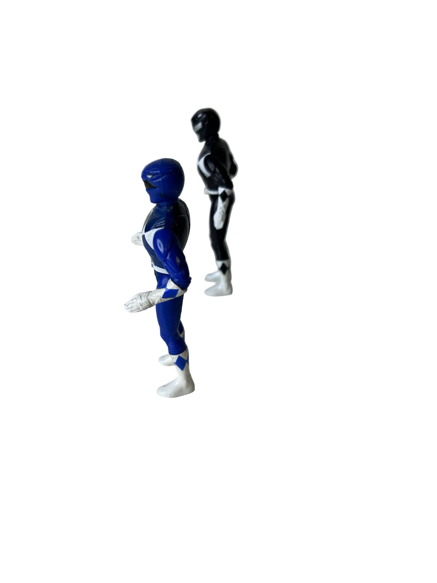 Black & Blue Ranger Mighty Morphin Power Rangers Action Figure Lot — Bandai/Saban (1995), Loose