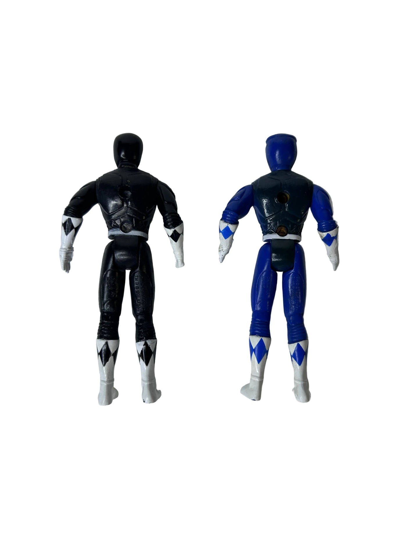 Black & Blue Ranger Mighty Morphin Power Rangers Action Figure Lot — Bandai/Saban (1995), Loose