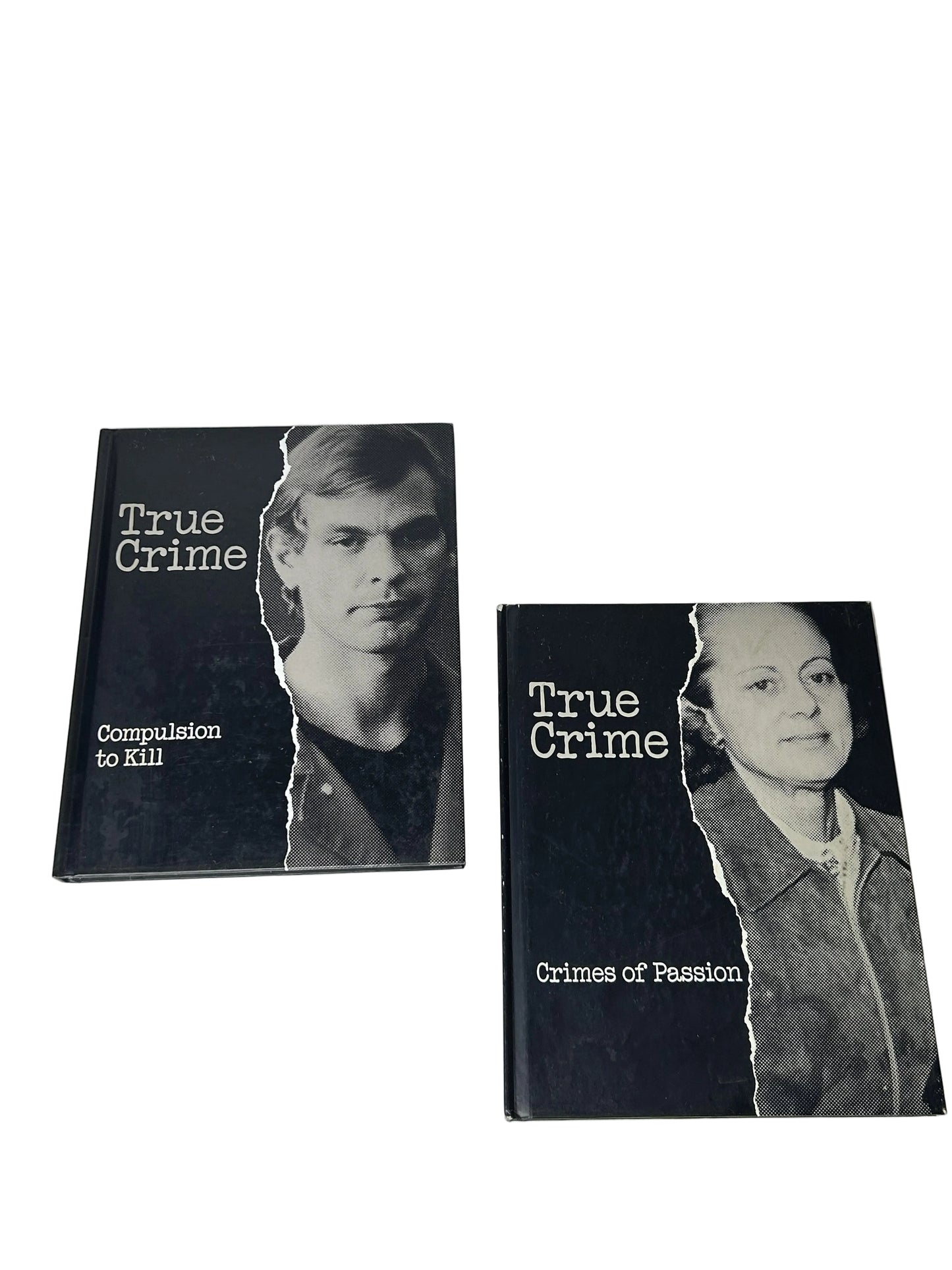 True Crime 2-Book Lot: Crimes of Passion & Compulsion to Kill — The Editors of Time-Life Books (1994), First Printings