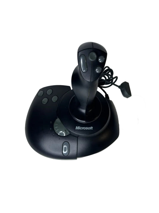 Microsoft SideWinder Precision Pro Joystick — PC Game Port (Late 1990s), Made in Malaysia (X03-57540), Loose