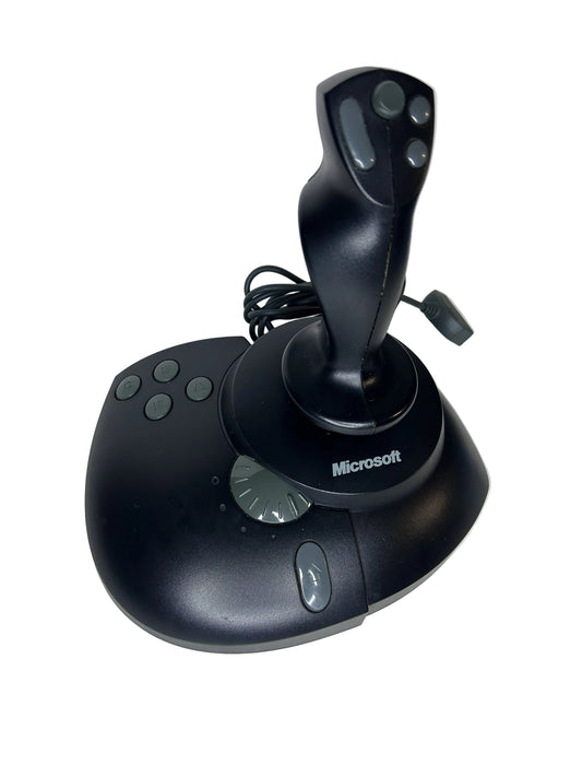 Microsoft SideWinder Precision Pro Joystick — PC Game Port (Late 1990s), Made in Malaysia (X03-57540), Loose