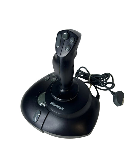 Microsoft SideWinder Precision Pro Joystick — PC Game Port (Late 1990s), Made in Malaysia (X03-57540), Loose