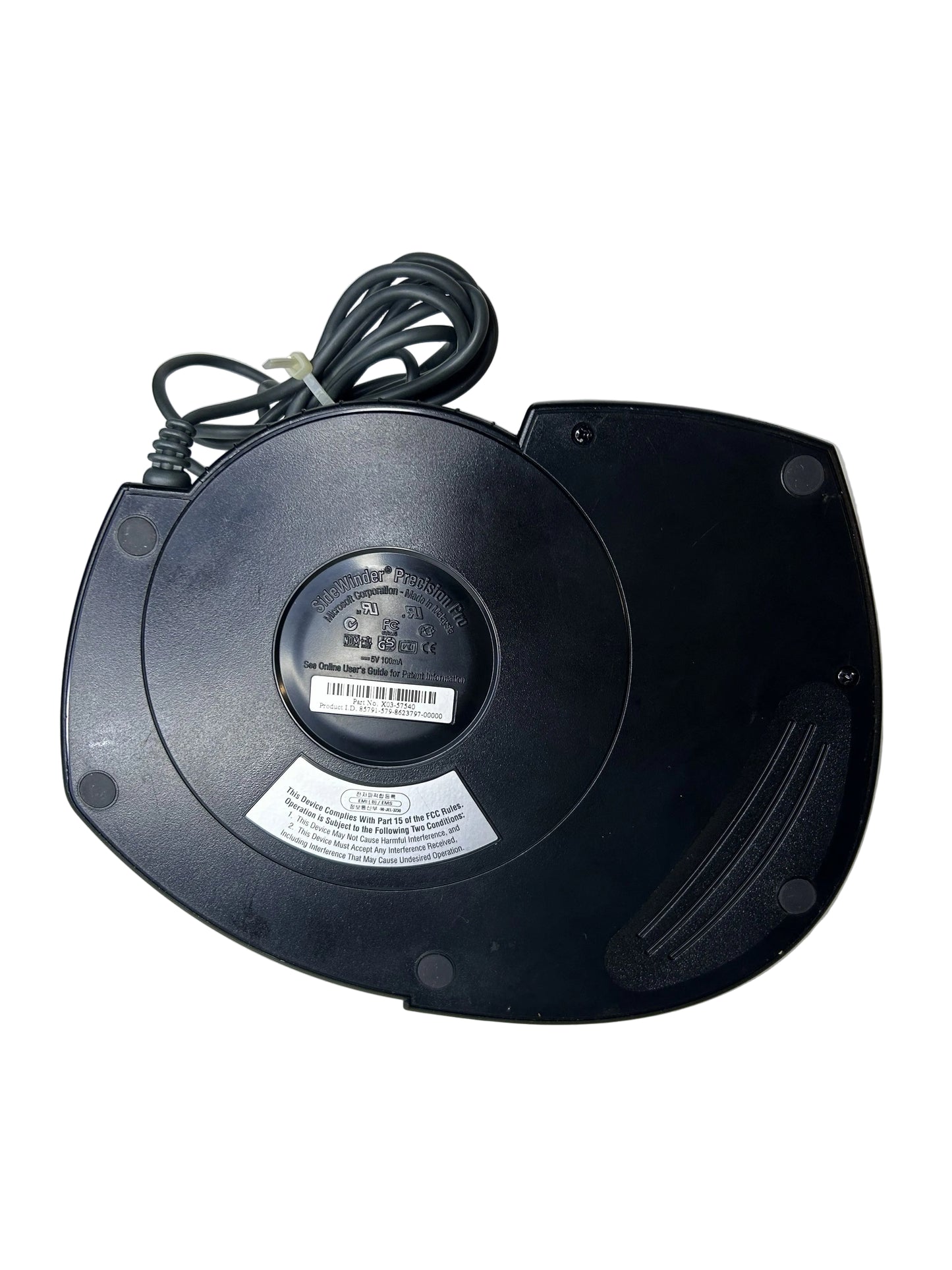 Microsoft SideWinder Precision Pro Joystick — PC Game Port (Late 1990s), Made in Malaysia (X03-57540), Loose