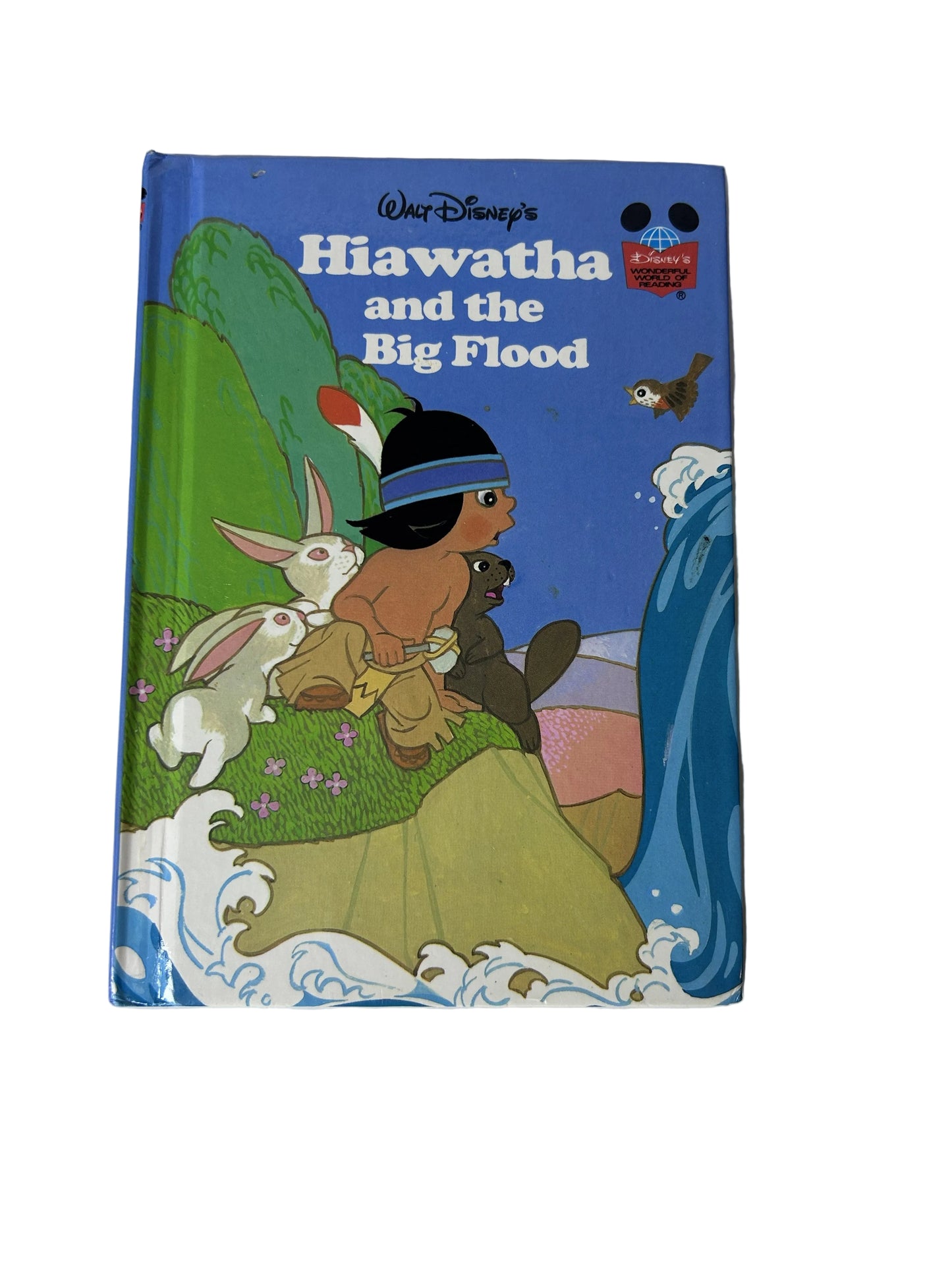 Walt Disney's Hiawatha and the Big Flood — Grolier Book Club Edition (1984), Hardcover