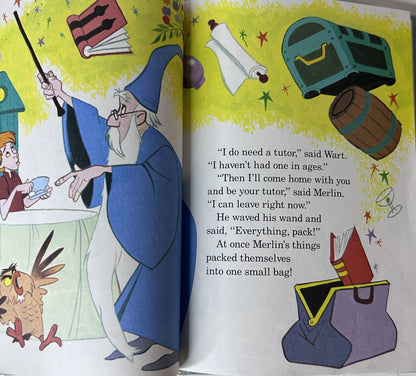 Walt Disney's The Sword in the Stone — Random House First American Edition (1986), Hardcover