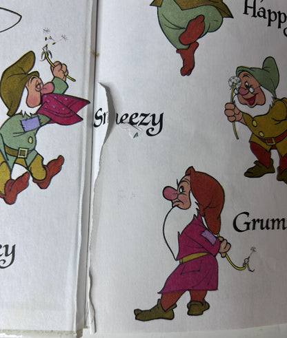 Walt Disney's Snow White and the Seven Dwarfs — Random House Edition (1973), Hardcover