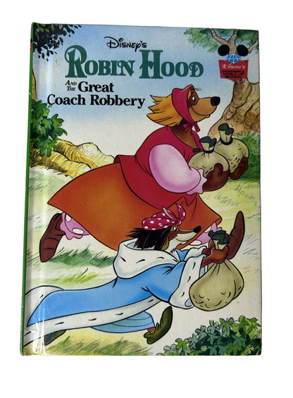 Disney's Robin Hood and the Great Coach Robbery — Grolier Enterprises (1995), First American Edition, Disney's World of Reading