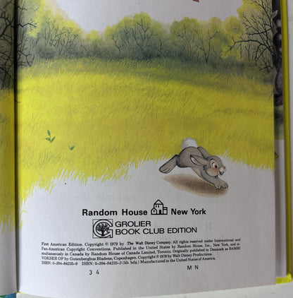 Walt Disney's Bambi Grows Up — Random House / Grolier Book Club Edition (1979), First American Edition, Disney's Wonderful World of Reading