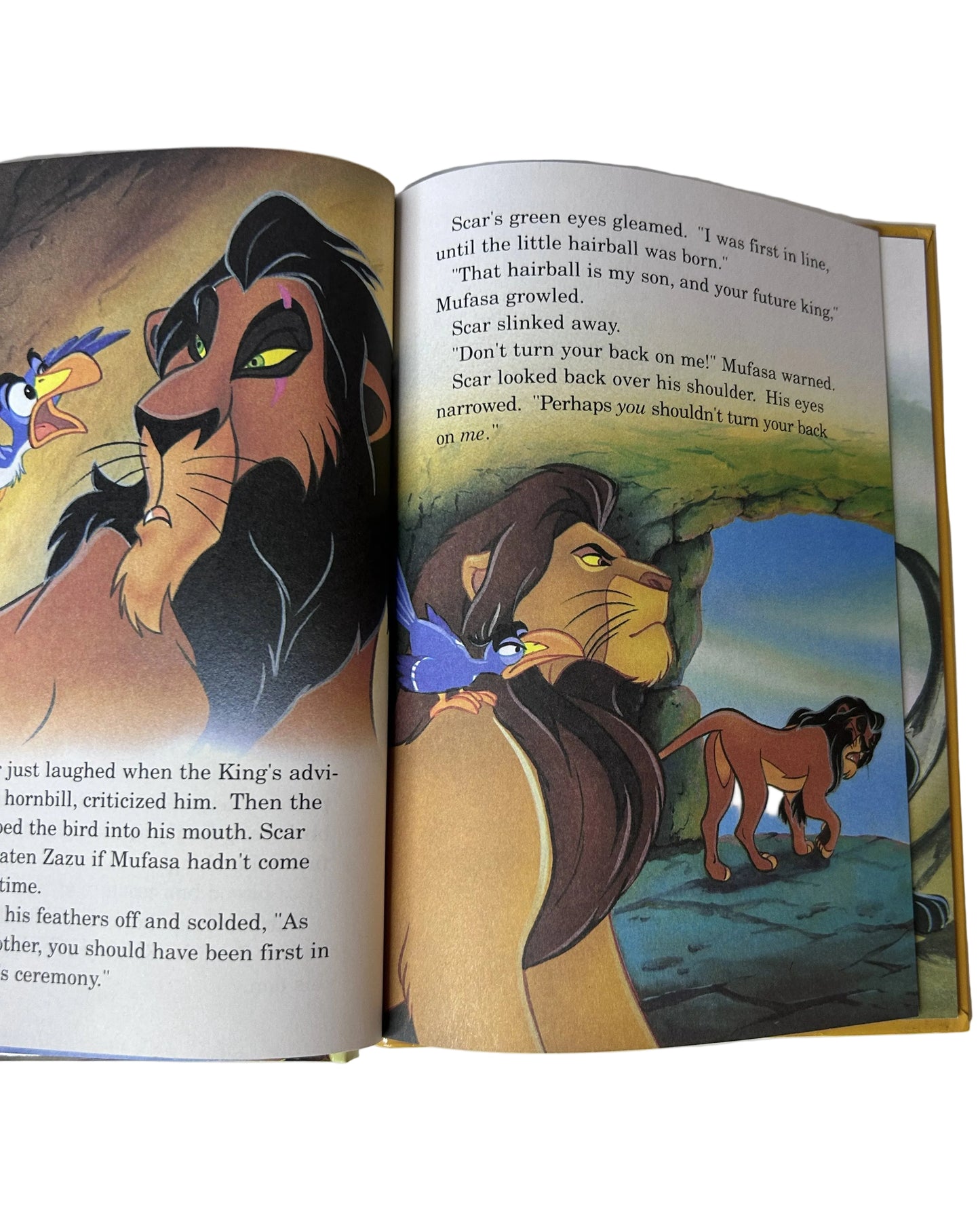 Disney's The Lion King — Grolier Books / Grolier Enterprises (1994), First American Edition, Disney's Wonderful World of Reading