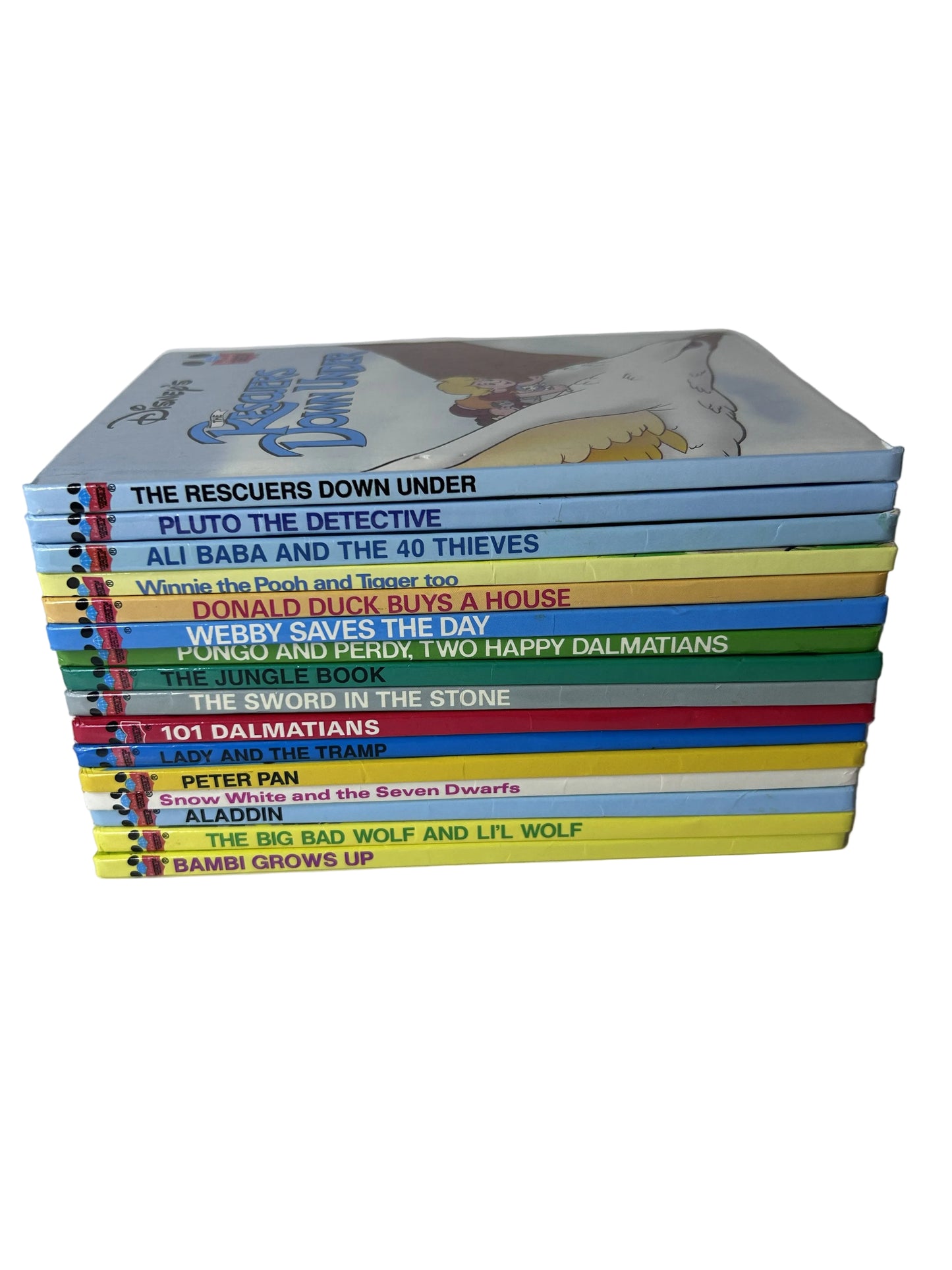 Disney's Wonderful World of Reading — Complete 25-Book Hardcover Bundle | Grolier & Random House Vintage Collection